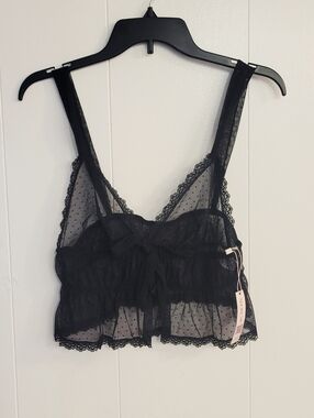 Adore Me Black Sheer 2pc Set